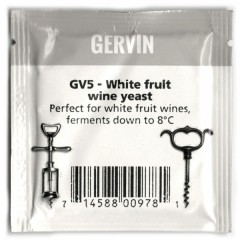 Винные дрожжи Gervin GV5 White Fruit Wine